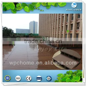 Friendly WPC Decking/low Price WPC Flooring Fire-resistant/easy Installed WPC Composite Decking Floor thumbnail-3