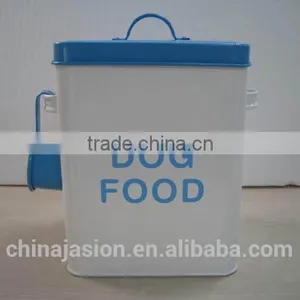 Food Container Storage Tin Metal Lanudry Powder Box With Spoon thumbnail-2