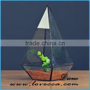Fashion High Quality Indoor Home Geometric Glass Display Cases thumbnail-3