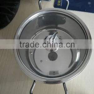 High Quality Stainless Steel Capsuled Bottom Soup Pot thumbnail-6