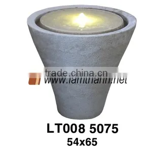 Wholesale Vietnam Water Fountain In Vase Shape With Led Candle thumbnail-1