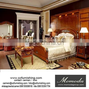 YB29 Antique Dressing Makeup Table Wooden Dresser Set Drawer Dressing Table With Mirror Stool thumbnail-6