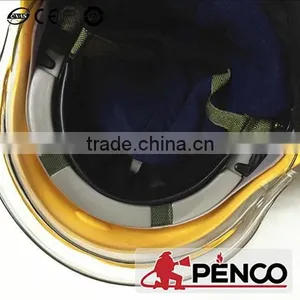 Construction Working Safe Yellow Hat Retardant Hard Thick Material Head Protected Face Visor Flame Protected Hood Helmet thumbnail-5