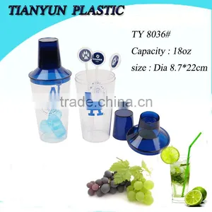 New Style Cheap Plastic Cocktail Shaker for Sale thumbnail-1