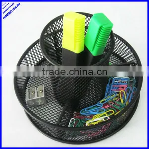 360 Degree Round 4 Divided Round Office Desk Organizer thumbnail-1