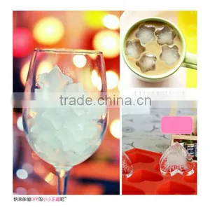 Fancy Ice Cube Trays 10 Cavities Heart Ice Mould Silicone Ice Maker thumbnail-5