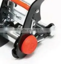 1" RATCHET BUCKLE IN ZINC & ELECTRIC BLACK PLATE / WITH STREAMLINE SHAP AND PLASTIC GRIP thumbnail-5