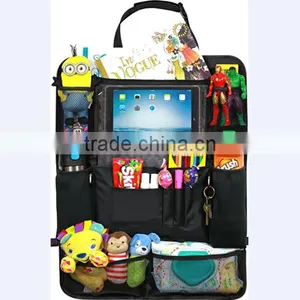 24x19 Inch Car Backseat Organizer With Tablet Holder for Kids and Toddlers thumbnail-1