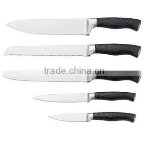 A3339F-2 Kitchen Knife Set Stainless Steel Cutlery Set With Ergonomic Handle thumbnail-1
