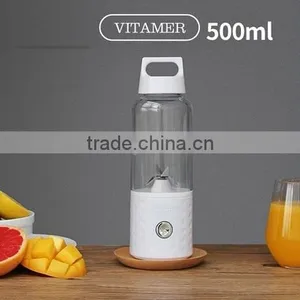 Vitamer Electric Portable Detachable USB Rechargeable Juicer Cup Automatic Blender Shaker BPA Free Water Bottle 500ml thumbnail-1