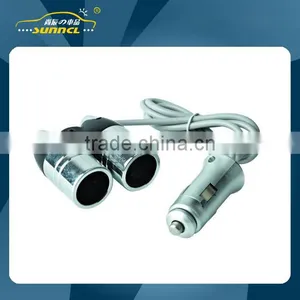 Cigarette Lighter Socket 2 Plug With CE Certificate for Cell Phones , IPhones , IPads & Tablet thumbnail-1
