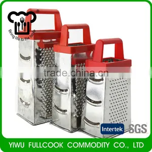 Hot Selling 4 Sides Stainless Steel Vegetable Fruit Grater Kitchen Tool thumbnail-4