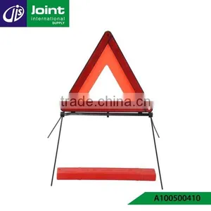 PMMA Block Plastic Triangle Roadblock For Car Safety Warning Triangle Traffic Signs With E-Mark CE thumbnail-1