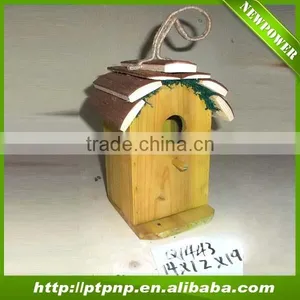 Wooden Bird Nestwood Bird House Various Shapes thumbnail-1