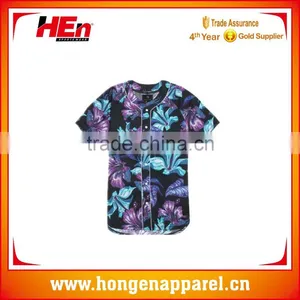 Hongen Apparel Top Quality Cheap Custom Baseball Jerseys thumbnail-1