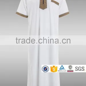MEN'S MUSLIM ISLAMIC ARABIC ROBES DISHDASHA MORNING GOWNS THOBE thumbnail-1