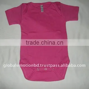 High Qualtiy Combed Cotton Solid Baby Romper thumbnail-1