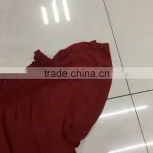 Yiwu Stock Fashion Wine Ladies Tops thumbnail-2