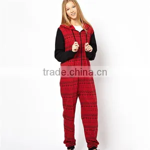 Aztec Print Plus Size Custom Made Adult Print Onesie thumbnail-1