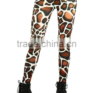 MGOO Custom Made Sublimation Print Leggings For Ladies Sportwear Yoga Leggings High Waist Polyester Spandex thumbnail-3