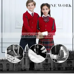 High Quality Formal School Uniform Design Plaid Skirt thumbnail-2