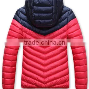 Customize Fashion Women Hoody Winter Warm Down Jacket/lovers' Ladies Nylon Down Feather Coat thumbnail-6