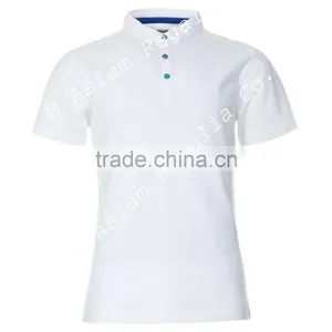 Men's-White-Plain Polo-Shirt ,Men Casual Wear, Sports Wear thumbnail-1
