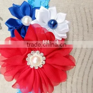 Hot Selling Sparkle Pearl Centered Baby Girls Headband Wholesale thumbnail-4