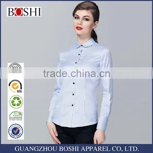 Wholesale Girls Boutique Clothing Of Formal Professional Strip Shirts thumbnail-1