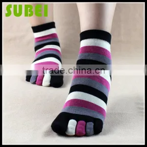 2015 High Quality Thin Summer Fashion Female Five Fingers Socks,Pure Cotton Breathable and Anti-Bacterial Toe Scoks thumbnail-4
