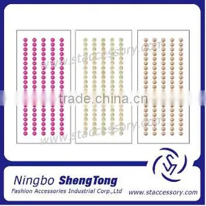 Wholesale New Product Half Pearl Sticker Pearl White Sticker thumbnail-2