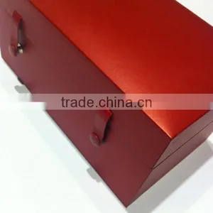 Red Paper Cover Jewelry /Crystal/Porcelain/Jade Box thumbnail-2