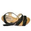 9cm Heels PU Upper / Lining Material Black Ladies Wedge Sandals thumbnail-1