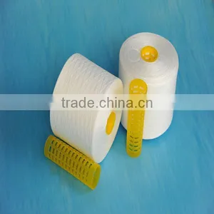 Raw White 100% Polyester Yarn for Sewing Thread 12/3 thumbnail-1