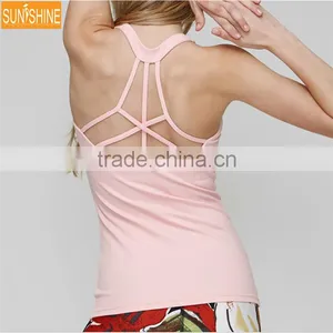 Top Quality Fashion Fitness Women Yoga Tops Workout Tank Top thumbnail-1