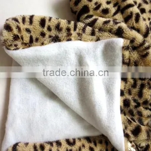 Child Fur Vest Little Girl Fur Coat Soft Party Coat Baby Leopard Fur thumbnail-3