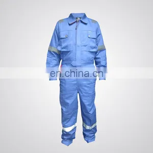 Cheap 100% Cotton Fire Retardant Coverall for Safety Protective Overall thumbnail-5