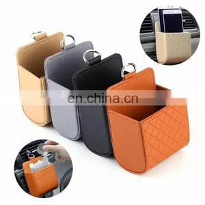 Car Seat PU Back Tidy Storage Coin Bag Case thumbnail-1