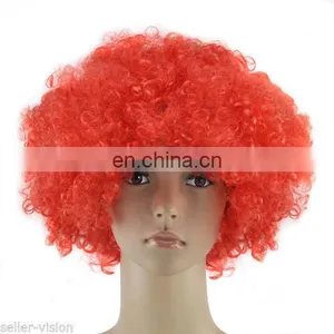 Ahort Afro White Wig FGW-0048 thumbnail-4