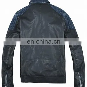 Good Quality Mens Custom Design Yamaha Leather Jacket thumbnail-3