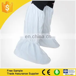 Microporous Waterproof Disposable Boots Cover With White Color thumbnail-1