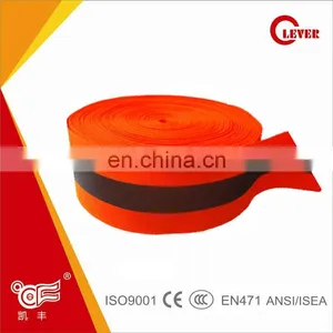 Orange High Visibility Kaifeng Nylon Ribbon For Safety Clothes thumbnail-1