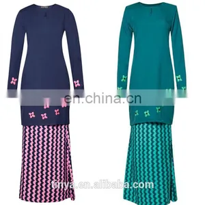 Latest Design Women Baju Kurung Islamic Clothing Wholesale thumbnail-5