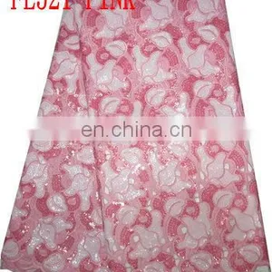 African Fashion French Lace/organza Lace/sequin Lace (FL521) thumbnail-5