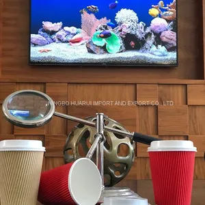 Disposable Paper Coffee Cups With Lids 12oz Double Walled Sturdy Stylish Design Paper Coffee Cup thumbnail-4
