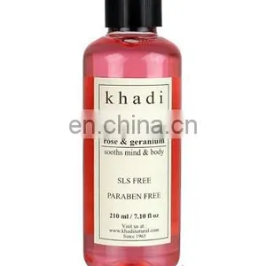 Khadi Natural Herbal Rose & Geranium Massage Oil Without Mineral Oil thumbnail-1