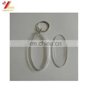 2017 Wholesale Cheapest Cheap Custom Shape Blank Acrylic Keychain thumbnail-4