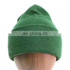 Custom Winter Slouch Pom Knitted Arcylic Beanie Hat thumbnail-4