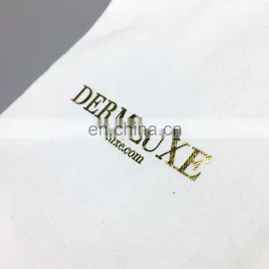 Custom Gold Logo Drawstring Pouch Bags Dust Bag With Two Strings thumbnail-3