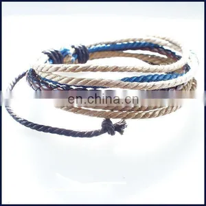 High Quality New Design Fashion Leather Braided Bracelet thumbnail-1